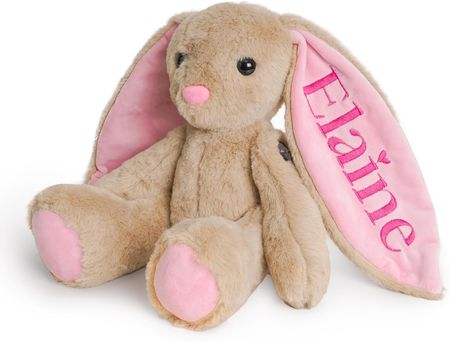 Custom Name Embroidered Plush Bunny: Ideal Easter, Birthday Gift for Little Ones
